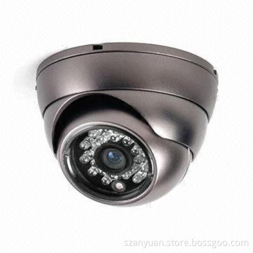 Vandalproof IR CCTV Dome Camera with 30m Night Vision Distance and 1/3-inch Sony CCD Sensor